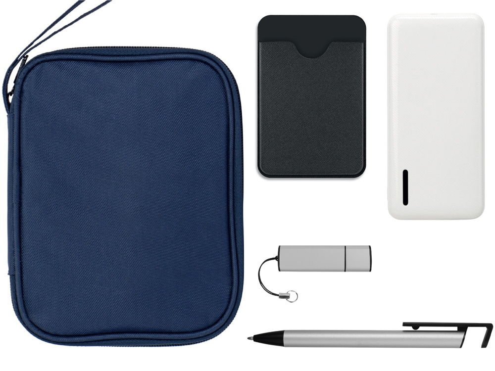 темно-синий, серебристый, белый