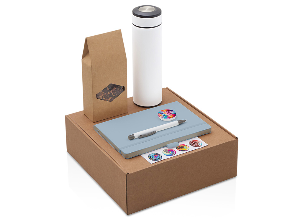 голубой, серый