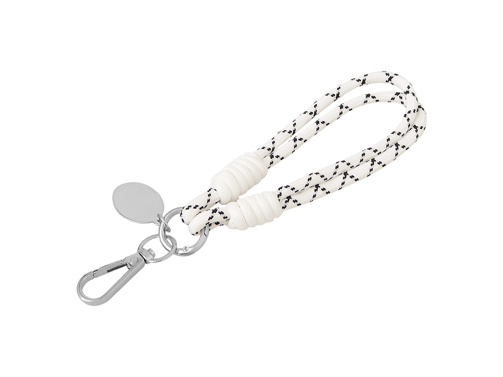 Брелок-браслет Bohemian, черно-белый