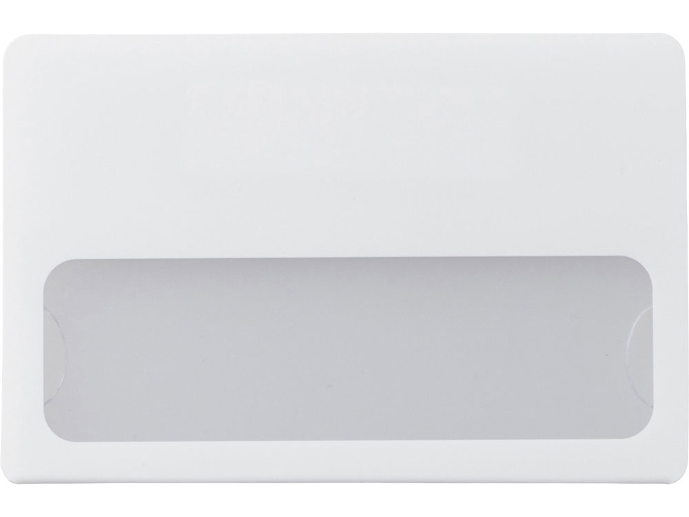 Бейдж с загибушкой(литой) 90х60мм, белый