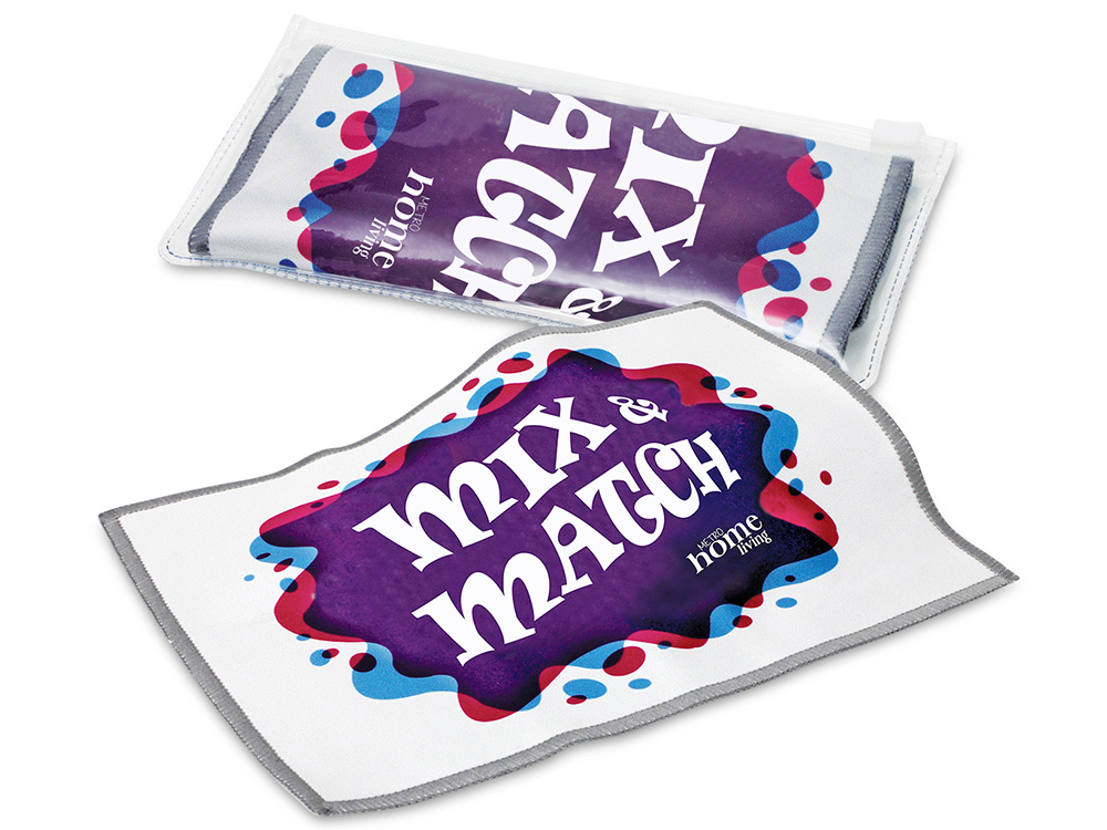 Салфетка из микрофибры с возможностью полноцветной печати