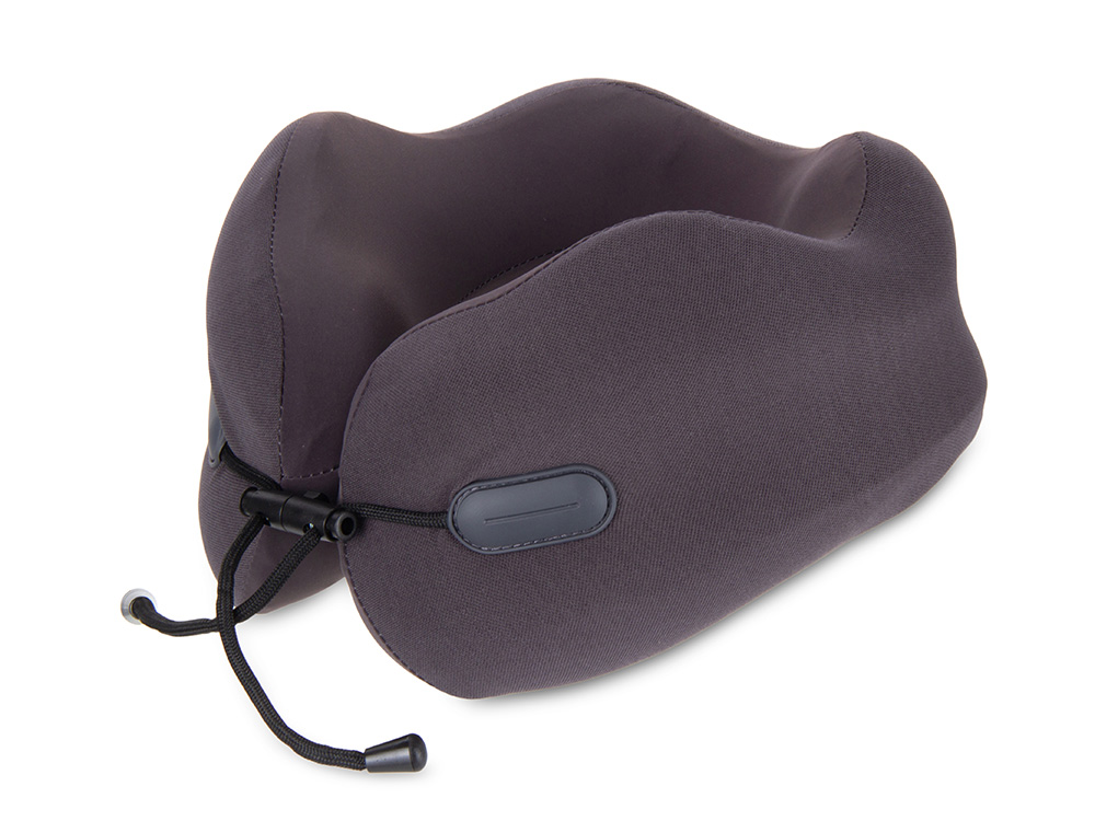 Подушка для путешествий с эффектом памяти Memo Pillow PRO M/L Basque Black